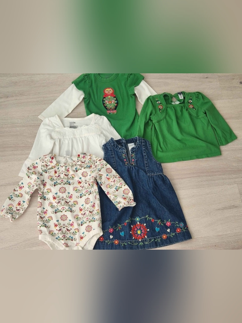 Lot of 6 Baby Gap Girl's Fall / Winter Clothing Size 18-24m